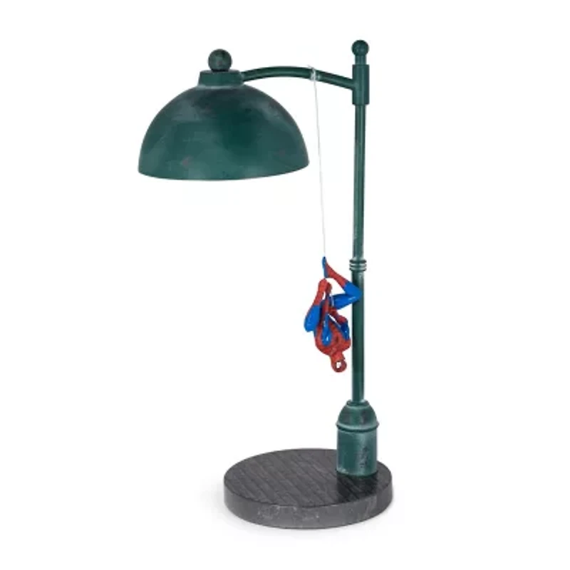 Marvel Street Lamp With Spiderman Figure 16 Inch Led Desk Lamp