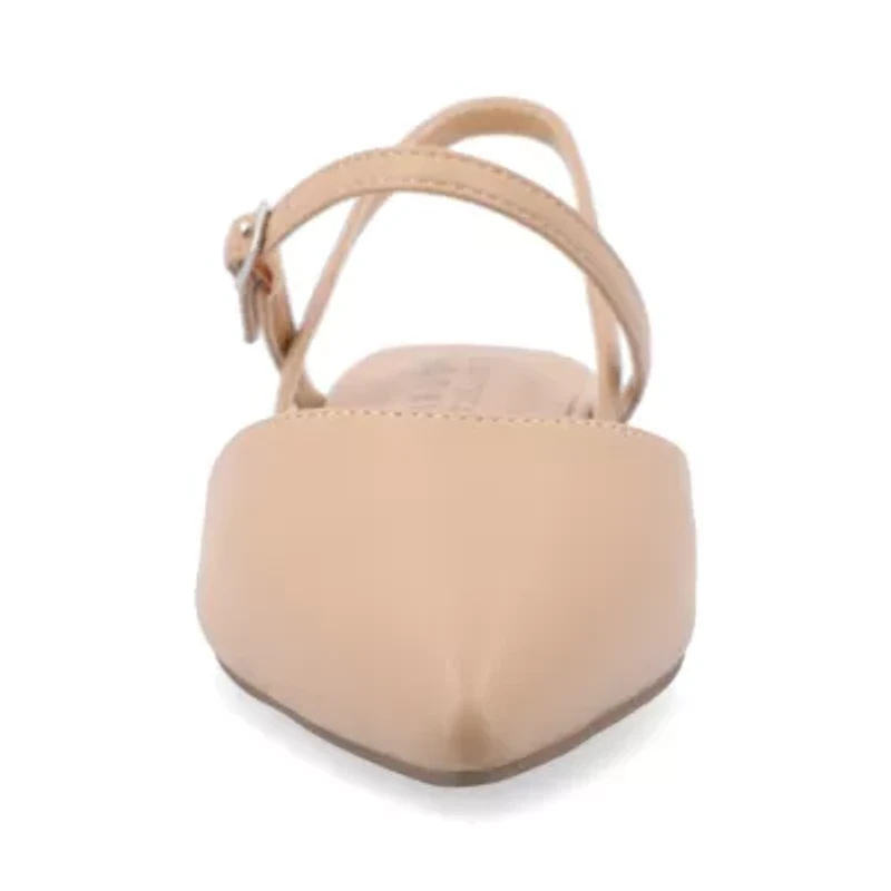Journee Collection Martine Womens Pointed Closed Toe Ballet Flats