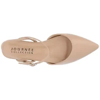 Journee Collection Martine Womens Pointed Closed Toe Ballet Flats