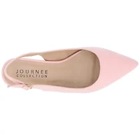 Journee Collection Sylvia Womens Pointed Closed Toe Block Heel Pumps