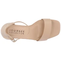 Journee Collection Cloudsteppers Womens Valenncia Heeled Sandals