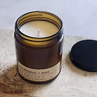 Z CANDLES 8 Oz Eucalyptus + Mint Single Wick Scented Jar Candle