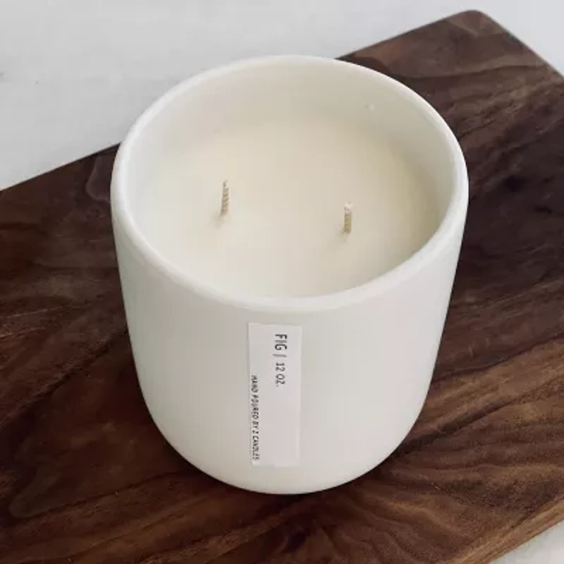 Z CANDLES 12 Oz Fig 2-Wick Scented Jar Candle