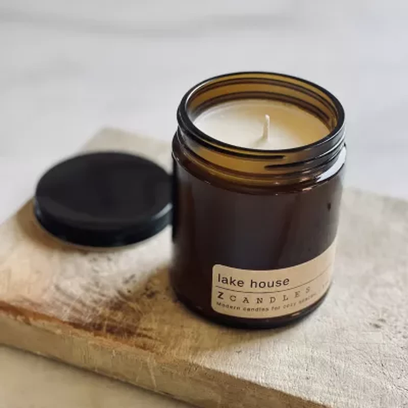 Z CANDLES 8 Oz Lake House Single Wick Scented Jar Candle