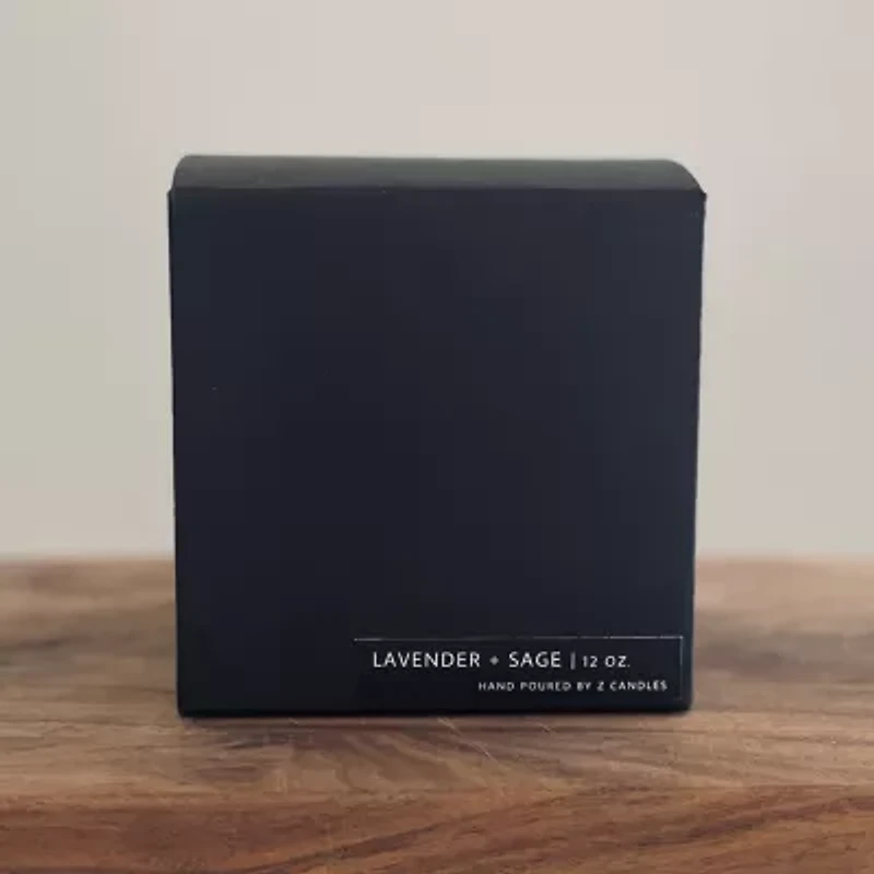 Z CANDLES 12 Oz Lavender + Sage 2-Wick Scented Jar Candle