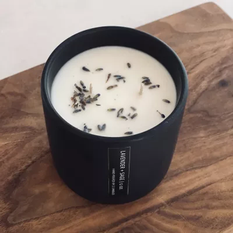 Z CANDLES 12 Oz Lavender + Sage 2-Wick Scented Jar Candle