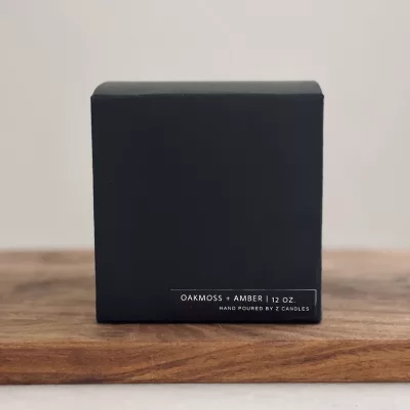 Z CANDLES 12 Oz Oakmoss + Amber 2-Wick Scented Jar Candle