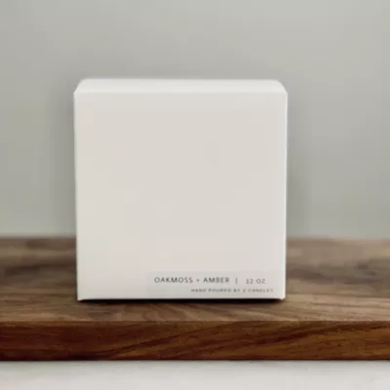 Z CANDLES 12 Oz Oakmoss + Amber 2-Wick Scented Jar Candle