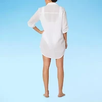 Sonnet Shores Womens Dress Swimsuit Cover-Up