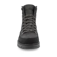 Territory Mens Dunes Block Heel Lace-Up Boots