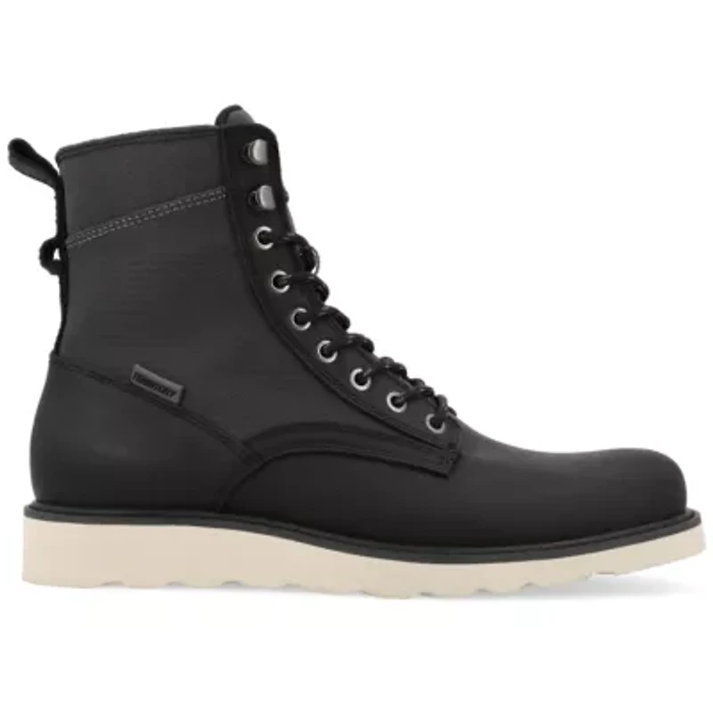 Territory Mens Elevate Flat Heel Lace-Up Boots