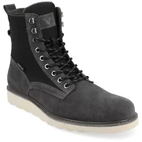 Territory Mens Elevate Flat Heel Lace-Up Boots