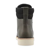 Territory Mens Venture Flat Heel Lace-Up Boots