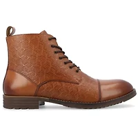 Thomas And Vine Mens Kairo Flat Heel Lace-Up Boots