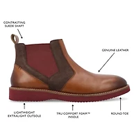Thomas And Vine Mens Ventura Flat Heel Chelsea Boots