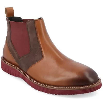 Thomas And Vine Mens Ventura Flat Heel Chelsea Boots