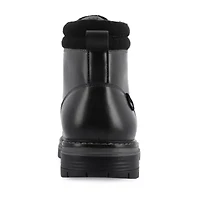Vance Co Mens Fegan Flat Heel Lace-Up Boots