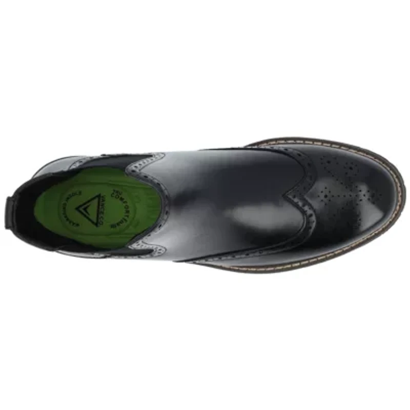 Vance Co Mens Hogan Flat Heel Chelsea Boots