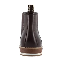 Vance Co Mens Thorpe Flat Heel Chelsea Boots