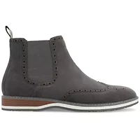Vance Co Mens Thorpe Flat Heel Chelsea Boots