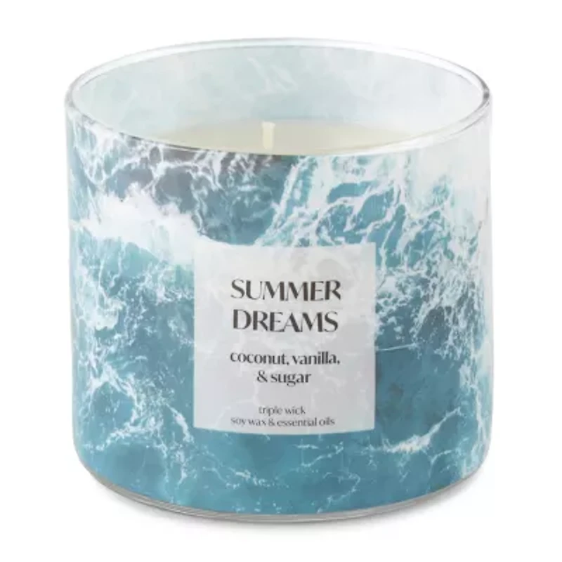 Distant Lands 14 Oz Summer Dreams 3-Wick Scented Jar Candle