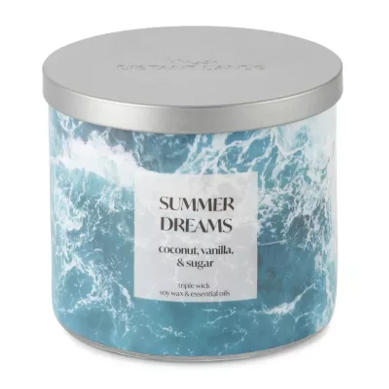 Distant Lands 14 Oz Summer Dreams 3-Wick Scented Jar Candle