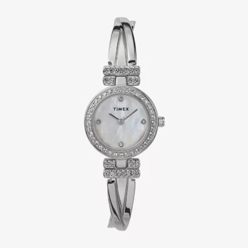 Timex Womens Silver Tone Bracelet Watch Tw2w62200ji