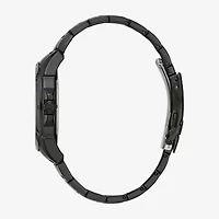 Bulova Classic Mens Multi-Function Black Stainless Steel Bracelet Watch 98c121