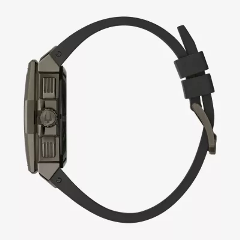 Bulova Precisionist Mens Black Strap Watch 98b358