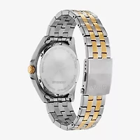 Citizen Quartz Mens Two Tone Stainless Steel Bracelet Watch Bi5054-53l