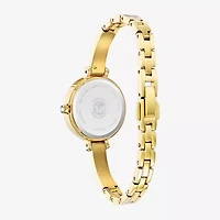 Citizen Eco-Drive Womens Crystal Accent Gold Tone Stainless Steel Bracelet Watch Em0862-56d