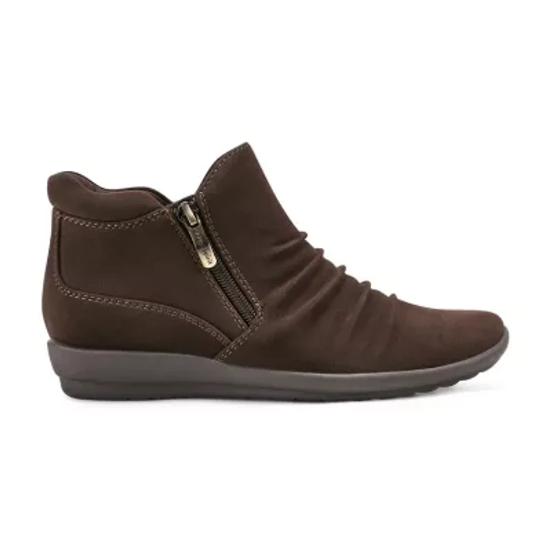 Easy Spirit Womens Aleta Flat Heel Booties