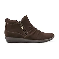 Easy Spirit Womens Aleta Flat Heel Booties
