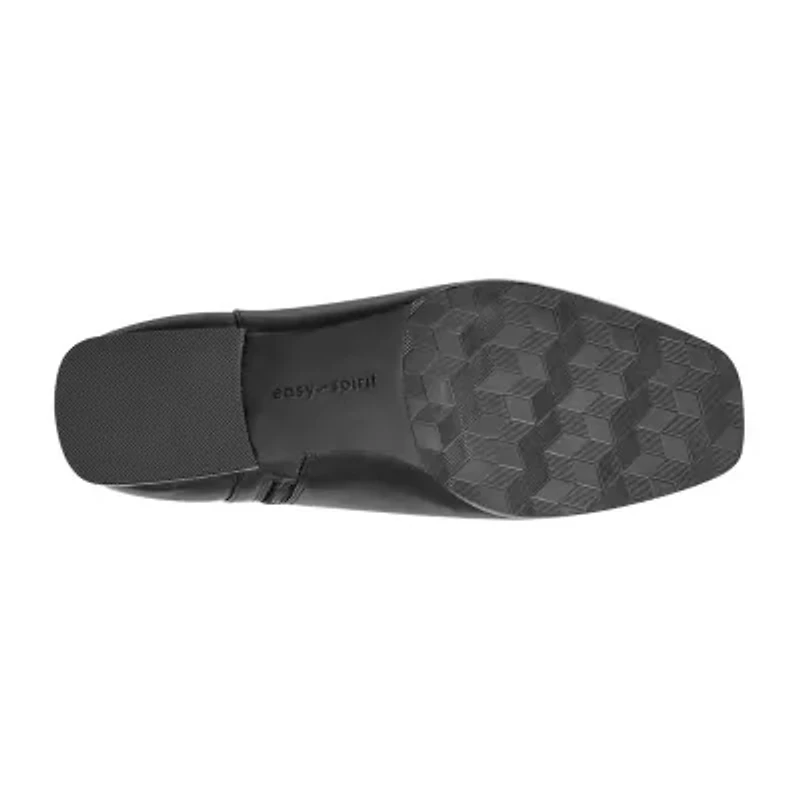 Easy Spirit Womens Sidney Stacked Heel Dress Boots