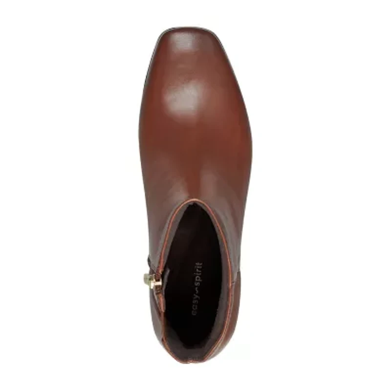 Easy Spirit Womens Sidney Stacked Heel Dress Boots