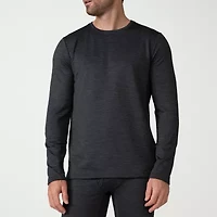 Free Country Mens Force Grid Base Layer Crew Neck Long Sleeve Thermal Shirt