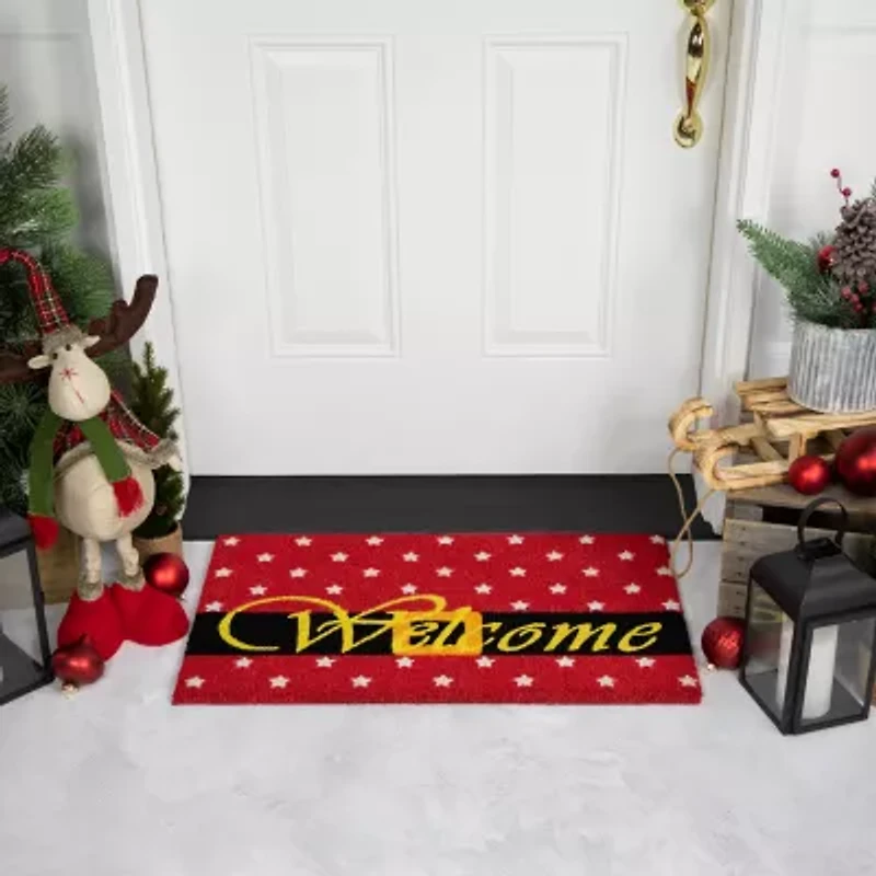 Northlight Santa Suit Buckle Indoor Rectangular Doormat