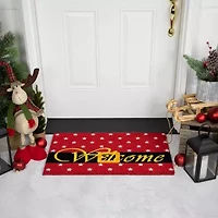 Northlight Santa Suit Buckle Indoor Rectangular Doormat