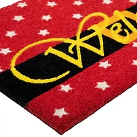 Northlight Santa Suit Buckle Indoor Rectangular Doormat