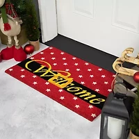 Northlight Santa Suit Buckle Indoor Rectangular Doormat