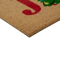 Northlight Coir Joy Tree Indoor Rectangular Doormat