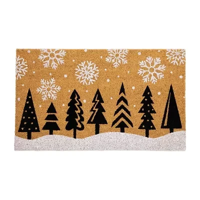 Northlight Natural Coir Indoor Rectangular Doormat