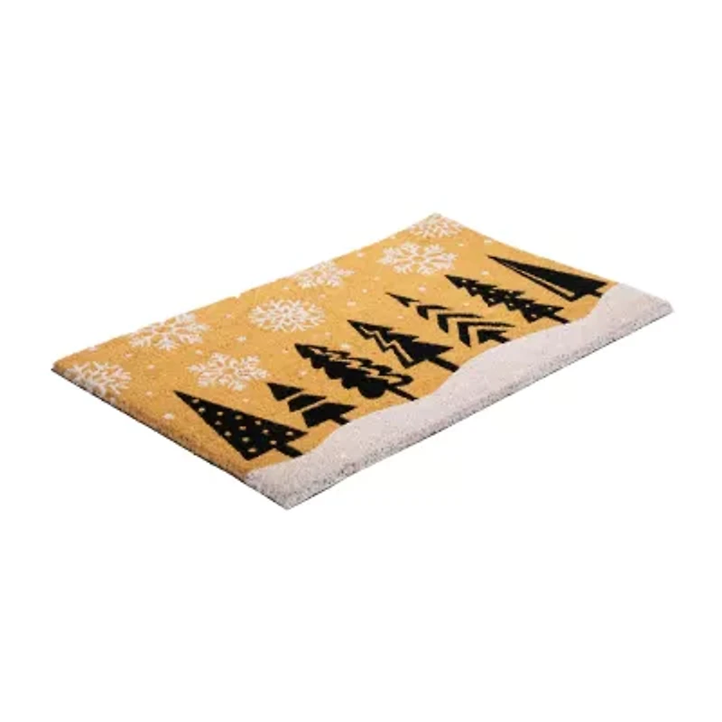 Northlight Natural Coir Indoor Rectangular Doormat