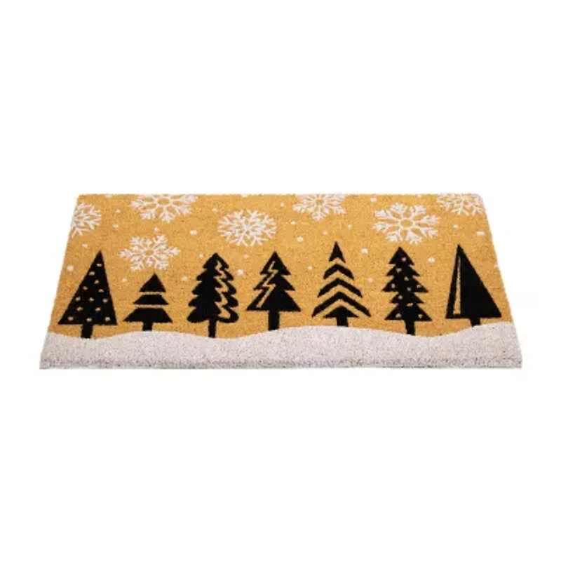 Northlight Natural Coir Indoor Rectangular Doormat
