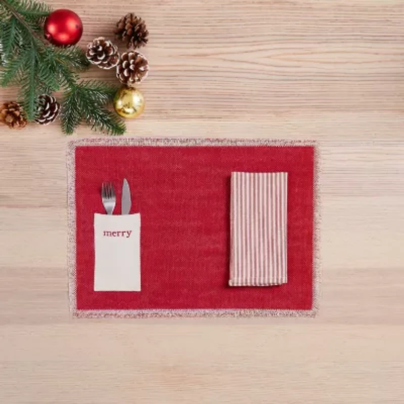 Avanti Merry 8-pc. Placemat & Napkin Sets