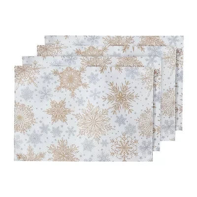Avanti Snowflakes 4-pc. Placemat