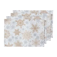 Avanti Snowflakes 4-pc. Placemat