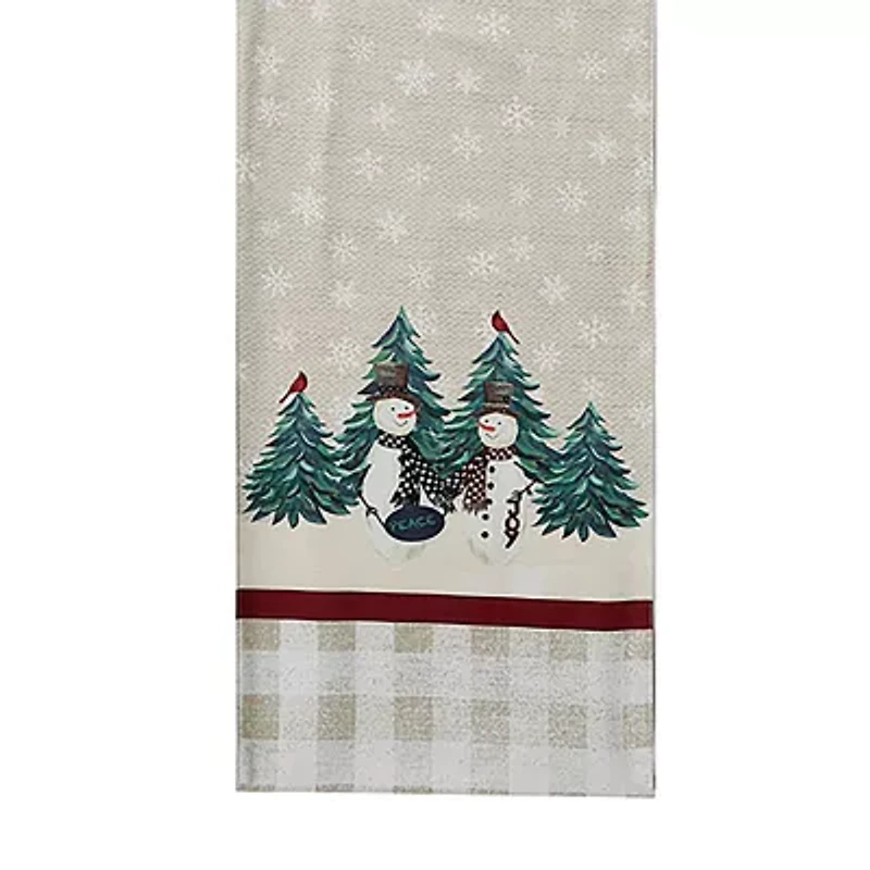 Avanti Country Snowman Table Runner