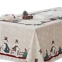 Avanti Country Snowman Tablecloth