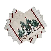 Avanti Country Snowman 4-pc. Placemat